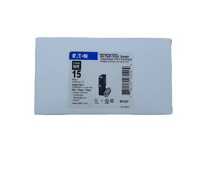 Eaton BR115AF Arc Fault Circuit Breaker 15A 1-Pole 120V