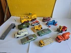 Mixed Lot of Matchbox/Lesney Models Cement, Crane, Tractor, Fire Engine, Trucks