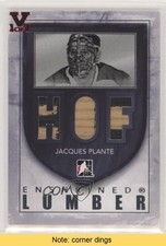 2010-11 ITG Enshrined Lumber Silver Vault Ruby 1/1 Jacques Plante HOF READ 1j8