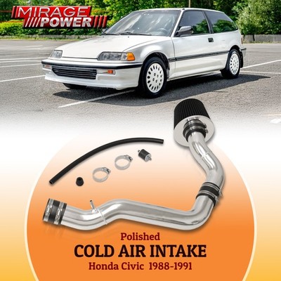 For 88-91 Civic CRX DX LX Performance Cold Air Intake System