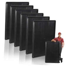 Extra Large Oil Drip Pan, 35.4 x 24 x 1.6 in Oil Change Drain Pan, 6 Pack