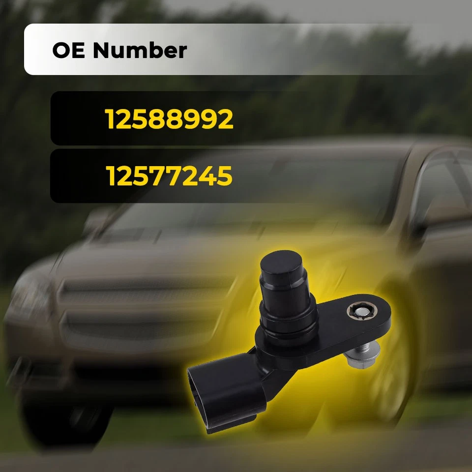 2x Árbol de levas + 1x Sensor de posición del cigüeñal para Chevy Equinox Buick GMC Pontiac Foto 3 de 4