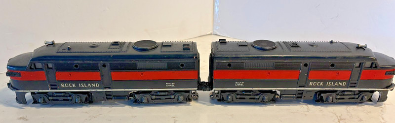 Lionel O Rock Island 2032 Engine and Dummy (Not Tested)