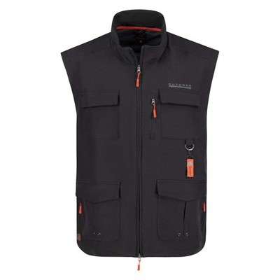 Adamo Outdoor Weste für Herren Übergröße schwarz