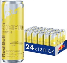 Red Bull Summer Edition 2026 Sudachi Lime 12 oz 24 pack (24 Cans)