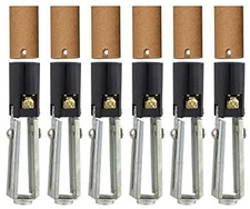 Creative Hobbies 10026 Chandelier Lighting Fixture Socket, 3.75" to 5" Black 