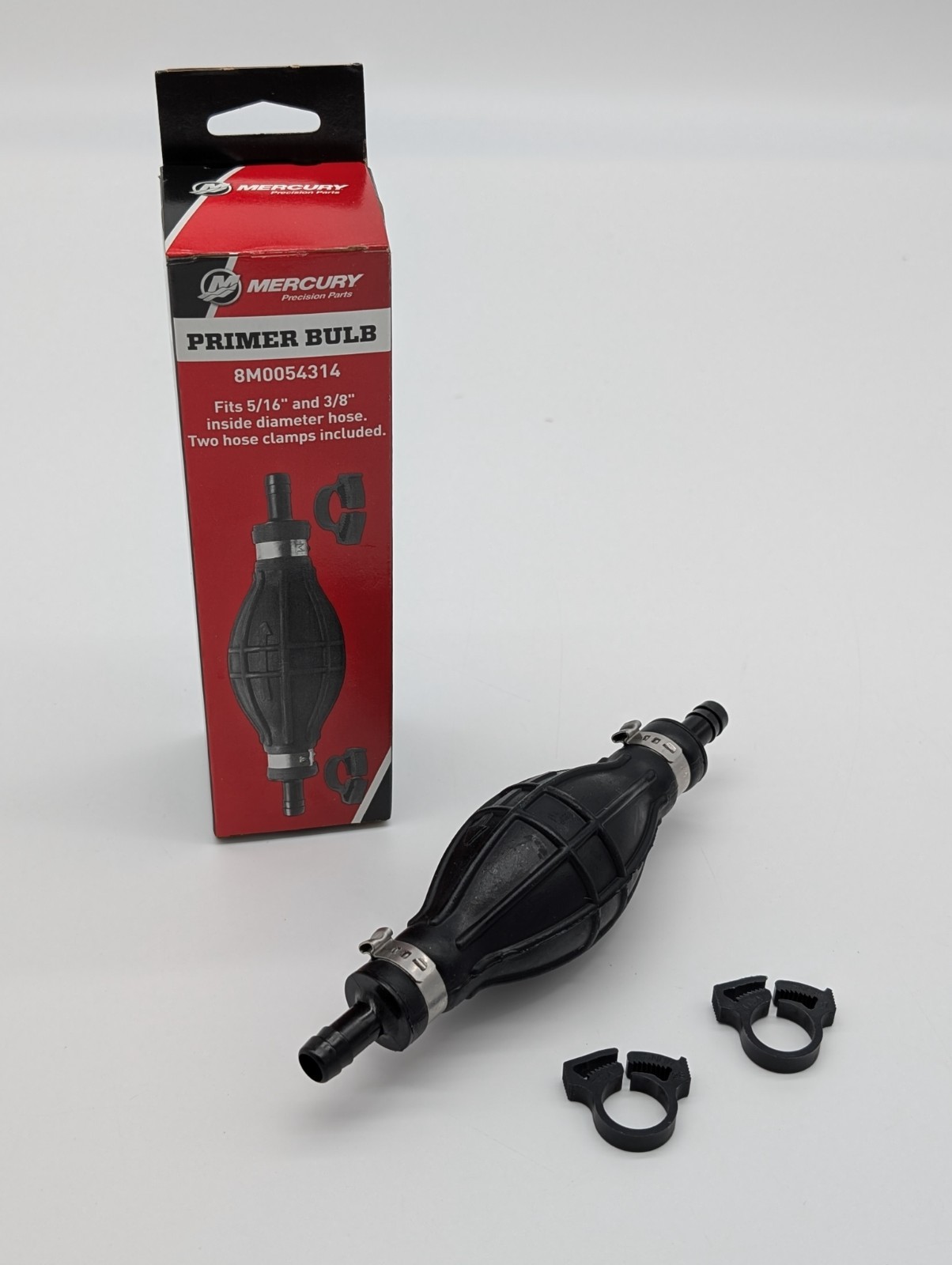 Mercury/Mariner Quicksilver 8mm 9.5mm 5/16"" 3/8"" Outboard Fuel Line Primer Bulb