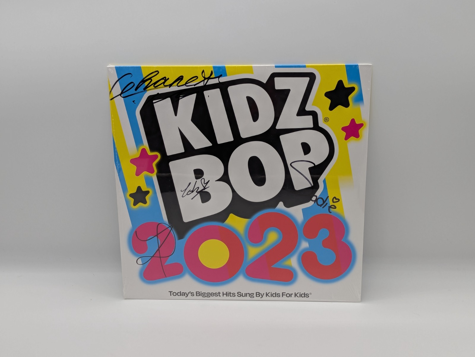 Kidz Bop Kids 2023 LP vinyl record signed exclusive family friendly pop hits