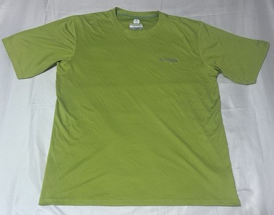 Columbia Sportswear Men s Med. Omni Freeze Zero Lime Green T-Shirt (Flaw)