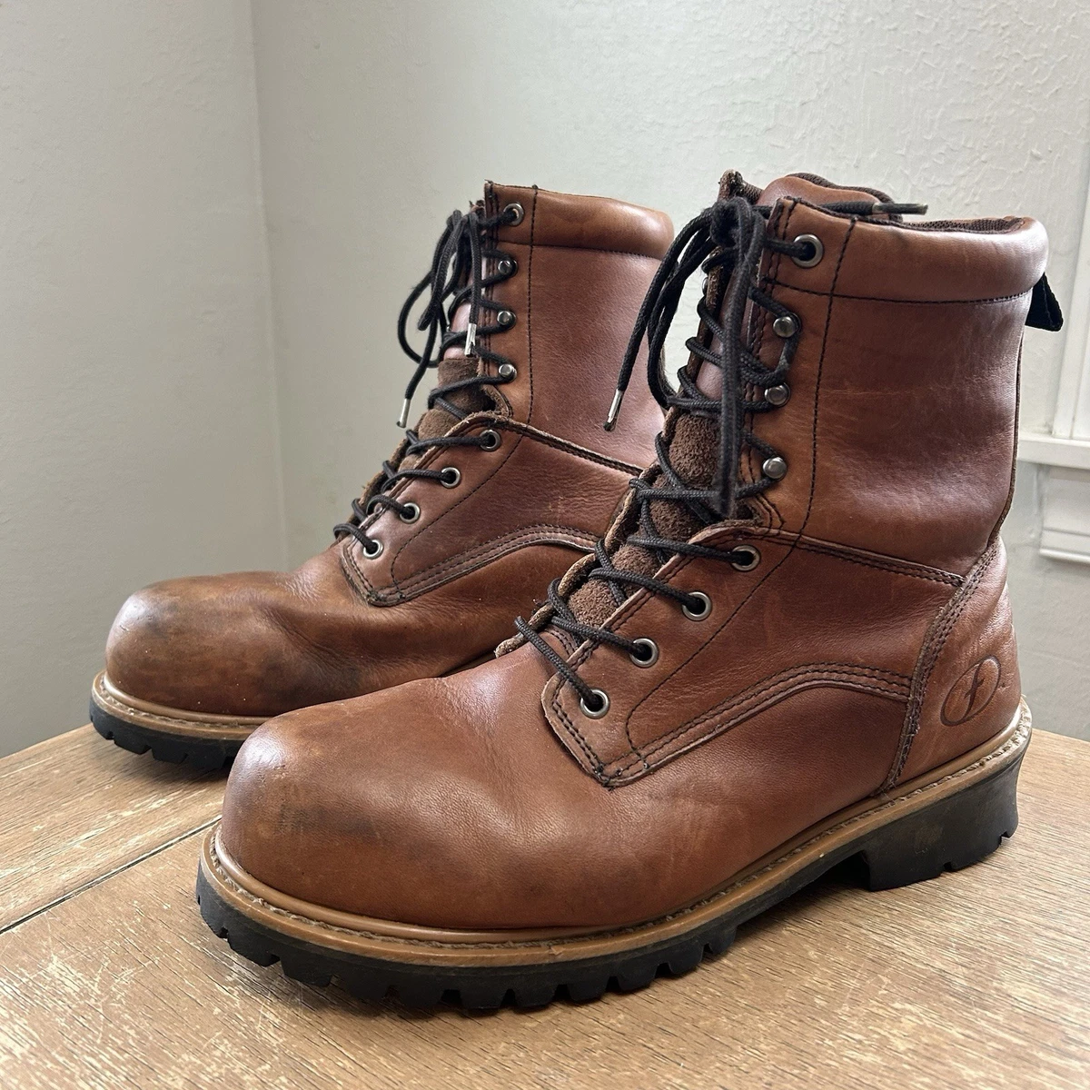 EUC. Florsheim Imperial Square Toe Lace Up 8.5 EEE Vintage Men main image 2