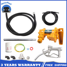20GPM 12V Fuel Transfer Pump w/ Particulate Filter Gasoline Diesel Kerosene