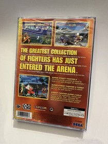 Near Mint ✹ Street Fighter Collection Sega Saturn Game COMPLETE W/Reg Card ✹ USA
