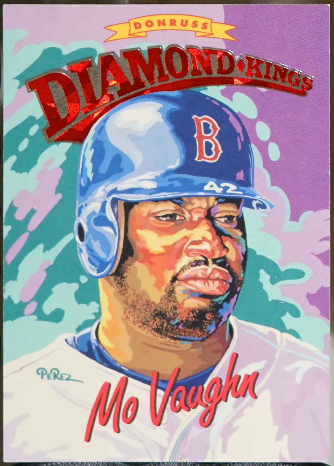 1994 Donruss #DK-2 Mo Vaughn Diamond Kings Baseball NM