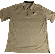 Nike Dri-FIT UAB Blazers Polo Shirt XL Gold Stripe Short Sleeve Golf NCAA