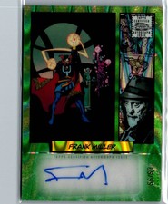 2024 Topps Chrome Marvel Frank Miller Comic Book Artist Auto Green Gamma Ray