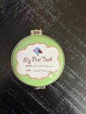 Avon Baby  s My First Tooth Ceramic Trinket Box  VGUC