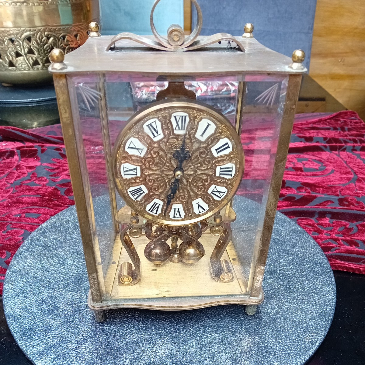 Kundo Kieninger Obergfell Anniversary Carriage Clock Mid Century