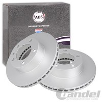 2X A.B.S. Bremsscheiben 305Mm Vorne Passend FüR Nissan Interstar Opel Movano