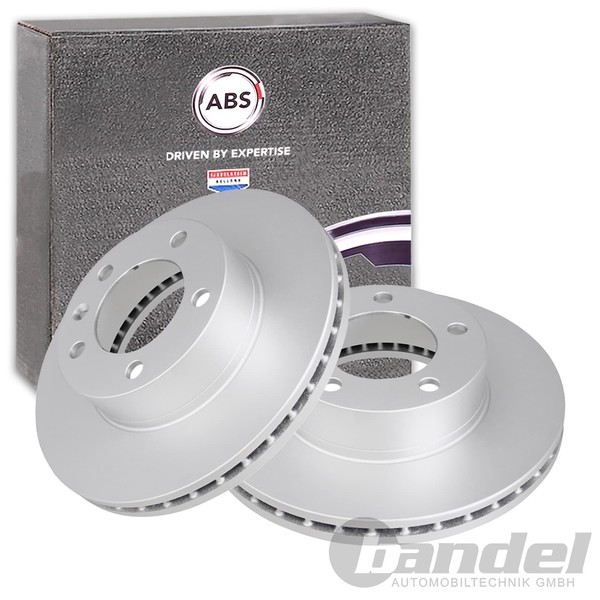 2X A.B.S. Bremsscheiben 305Mm Vorne Passend FüR Nissan Interstar Opel Movano-image