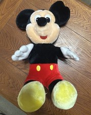 Vtg 80s Authentic Disneyland/Walt Disney World Stuffed Plush Mickey Mouse Rare