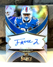 2024 Panini Select Signatures Silver Prizm Frank Gore Jr #SSP-FGJ Rookie Auto RC