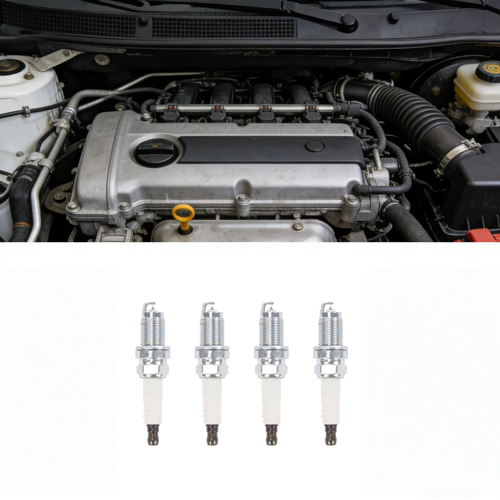 4PCS Iridium Spark Plugs IZFR6K11 For Acura MDX Honda Civic Accord