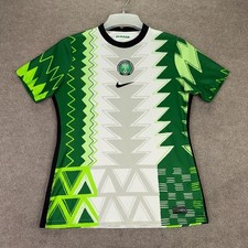 Nike Men's M Green Nigeria Naija National Team 2020 Dri-FIT Soccer Jersey Shirt