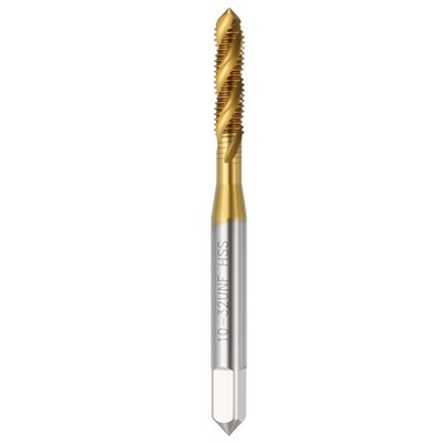 Spiral Flute Thread Tap 10-32 UNF Titanium Right Hand M2 Screw Tapping