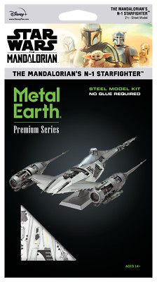 Fascinations Premium Series Star Wars N-1 STARFIGHTER 3D Metal Earth Model Kit