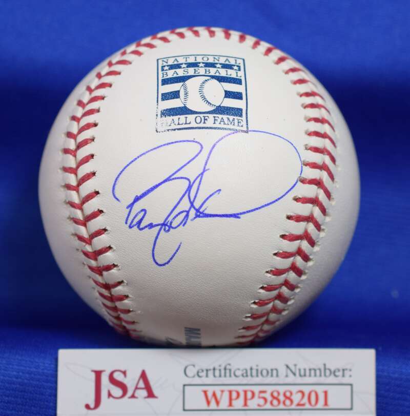 Barry Larkin JSA COA Major League Hall of Fame Signed Baseball