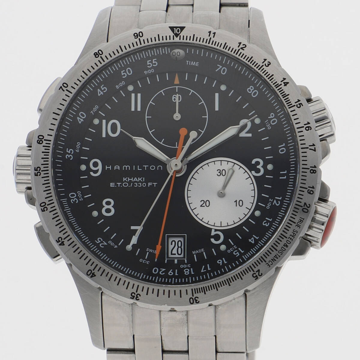 HAMILTON Khaki Aviation ETO H776120 Quartz Black Dial SS HAMILTON Khaki Aviation ETO H776120 Quartz Black Dial SS