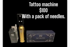 Tattoo Machine . Open in the box and I will throw also a box of needles. It come