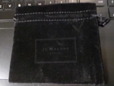 JO MALONE LONDON JML DRAWSTRING POUCH BAG 13 X 12 CM BLACK VELVET FABRIC NIP