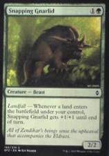 Snapping Gnarlid - Battle for Zendikar: #190, Magic: The Gathering Nm R77