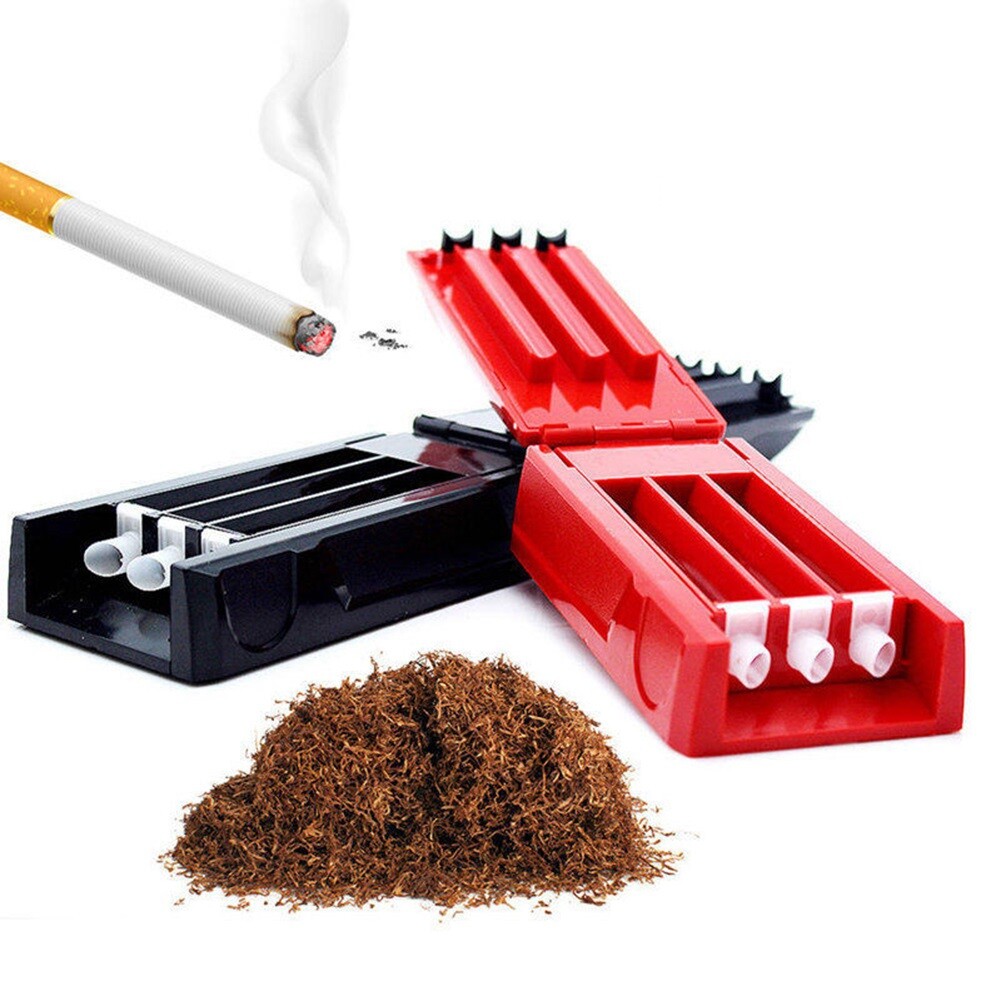 QUICK Manual Triple Cigarette Tube Tobacco Cigarette Filling Machine  Injector