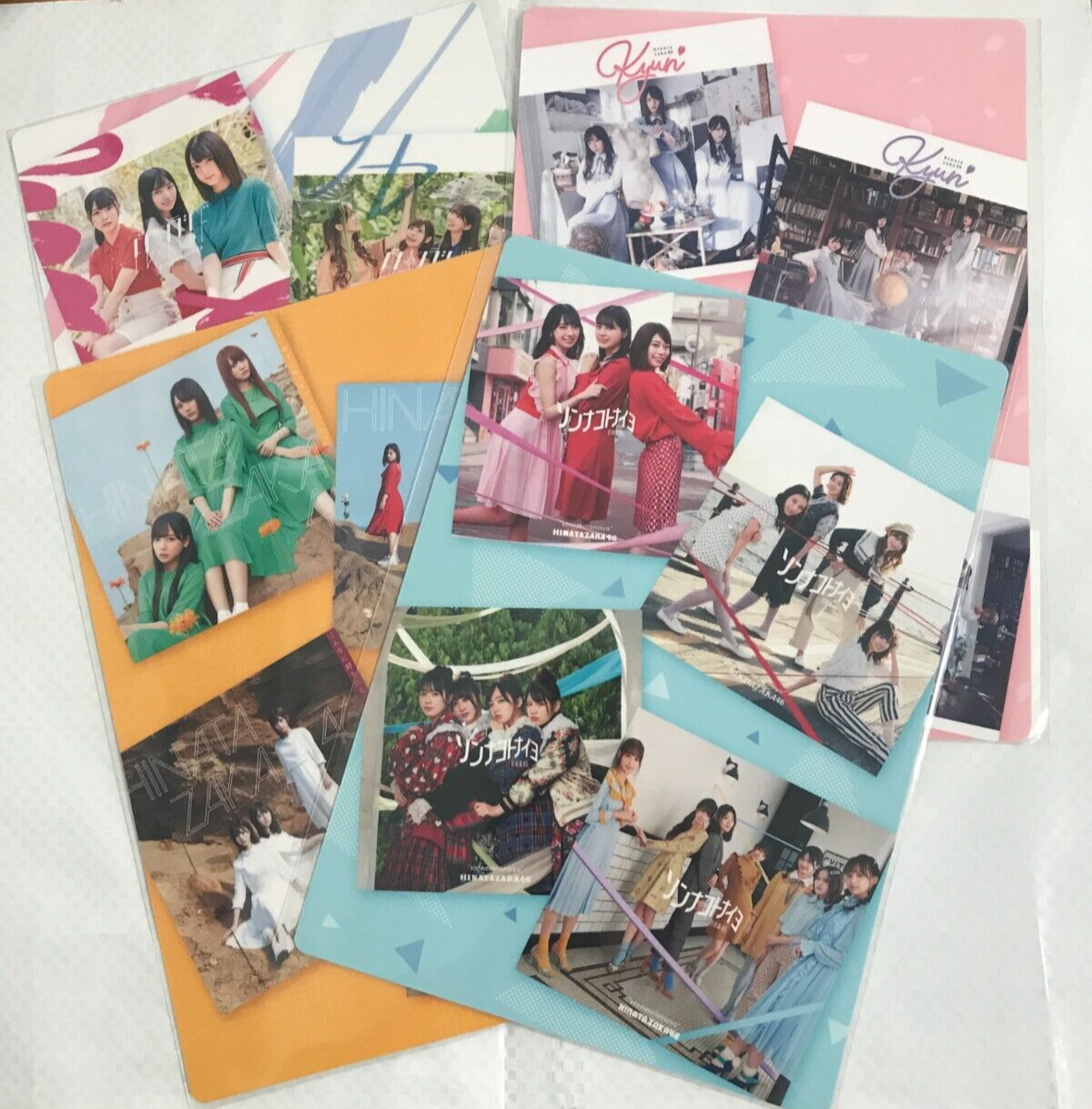 Hinatazaka46 plastic board stationery set of 4 Japanese idol Hinatazaka46 plastic board stationery set of 4 Japanese idol