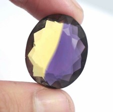 31.95CT EGL Certified Oval Shape Wonderful Multi Color Ametrine Gemstone EN184