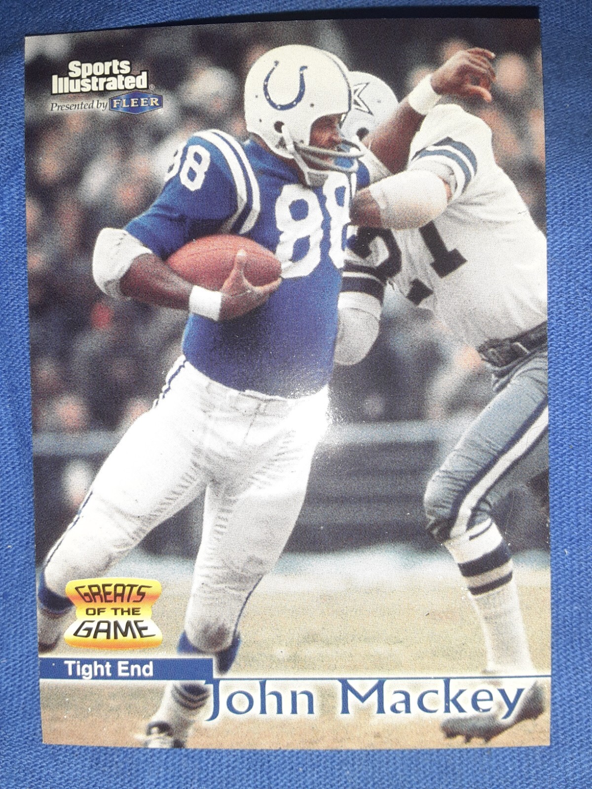 1999 Fleer Sports Illustrated - Greats of the Game John Mackey #49