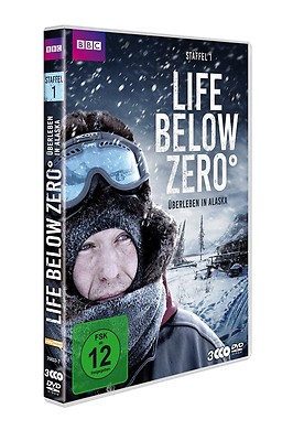 LIFE BELOW ZERO - ÜBERLEBEN IN ALASKA-STAFFEL 1  3 DVD NEU 