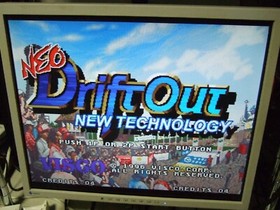 SNK NEO GEO AES Neo Drift Out ROM Video Games Software 1996 VISGO From JAPAN