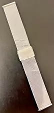 Milanese Mesh 20 mm Universal Bracelet Watchband Foldover Buckle Lug Slide Locks