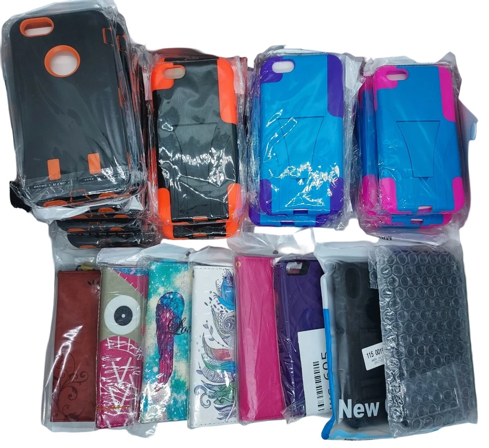 Lot Of 100 Phone Cases iPhone Android Mixed Sytles Wholesale Resale Bulk Lot - Image 2 of 4