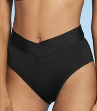 WOMENS HIGH WAIST V-FRONT SWIMWEAR BIKINI BOT...