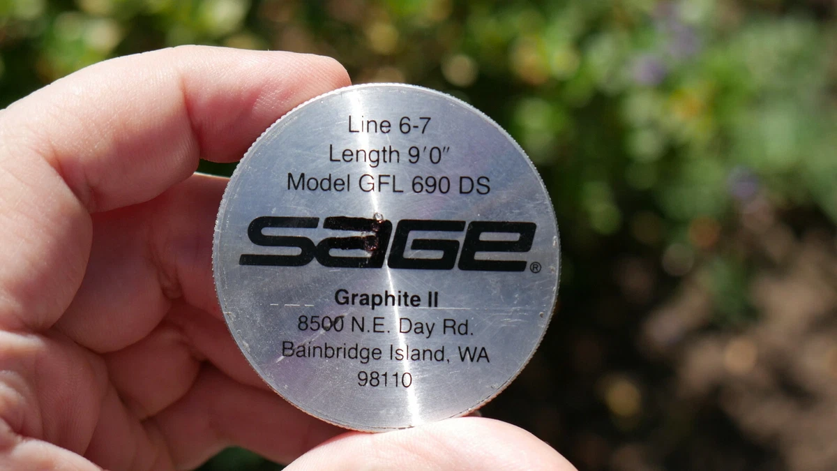 Vintage SAGE Graphite II GFL 690 DS Fly Rod - EXCELLENT SHAPE -