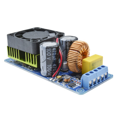 Digital IRS2092S 500W Mono Channel Amplifier Class D HIFI Power Amp Board + FAN