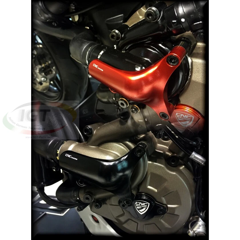 Protector de cubierta de bomba de agua para motor CNC para Ducati Monster 821 1200 2014-2016 Foto 4 de 4