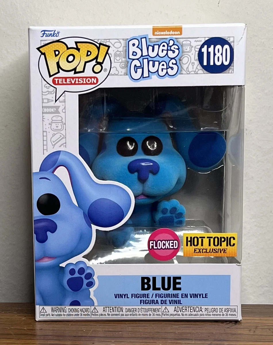 blue clues funko pop flocked