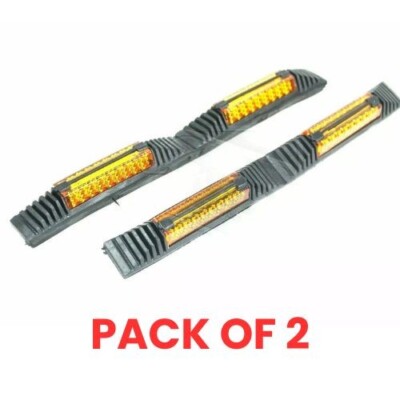 2 Stück Auto Türkante Rot Reflektoren Schutz Schutz Reflektierend Autos 2er Pack