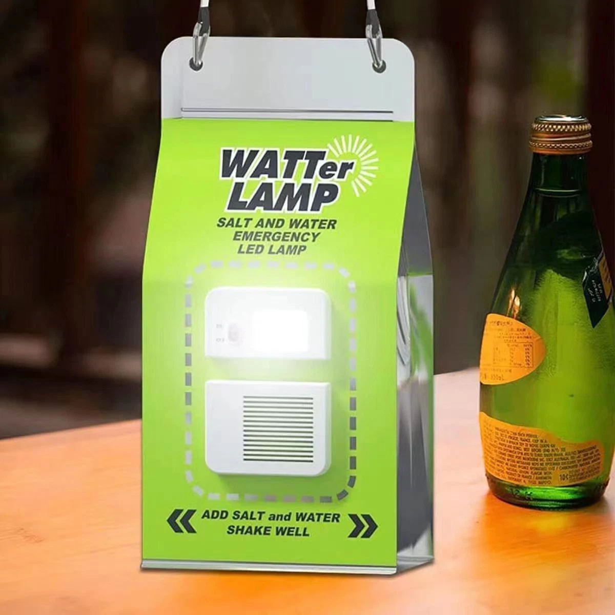 Brand New Salt Water Lamp LED Lamp. Battery Free Long Lasting