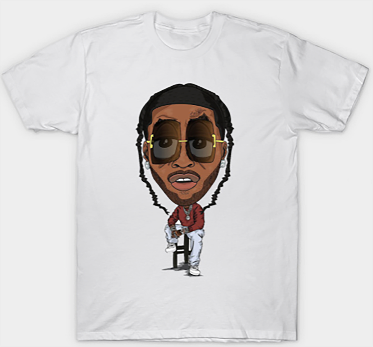 Pop Smoke T-shirt Adult S-3XL White Fan Art Rapper Rap Tee 